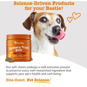 Zesty Paws Cranberry Bladder Bites Chicken Flavored Soft Chews Urinary Supplement for Dogs, 90 count
