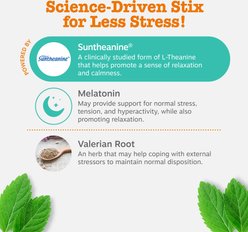 Zesty Paws Hemp Elements Calming Hemp OraStix Peppermint Flavored Dental Chews Melatonin Supplement for Dogs, 25-oz bag slide 2 of 9