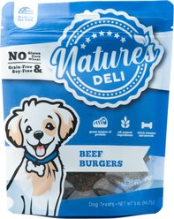 Nature's Deli Beef Burgers Dehydrated Dog Treats, 5-oz bag