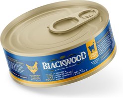Blackwood Chicken & Chicken Liver with Pumpkin Recipe Grain-Free Wet Cat Food, 3-oz can, case of 12