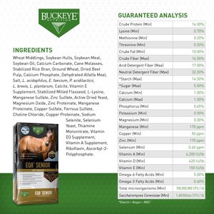 Buckeye Nutrition EQ8 Gut Health Multi-Textured Senior Horse Feed, 50-lb bag