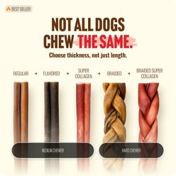 Natural Farm Collagen 6-inch Stick Peanut Butter Flavor Dog Chews, 15 count slide 2 of 9