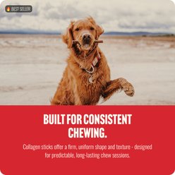 Natural Farm 12-inch Peanut Butter Flavor Collagen Stick Dog Chew slide 2 of 9
