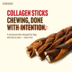 Natural Farm Braided Beef 6-in Collagen Sticks Dog Treats, 10 count slide 2 of 8