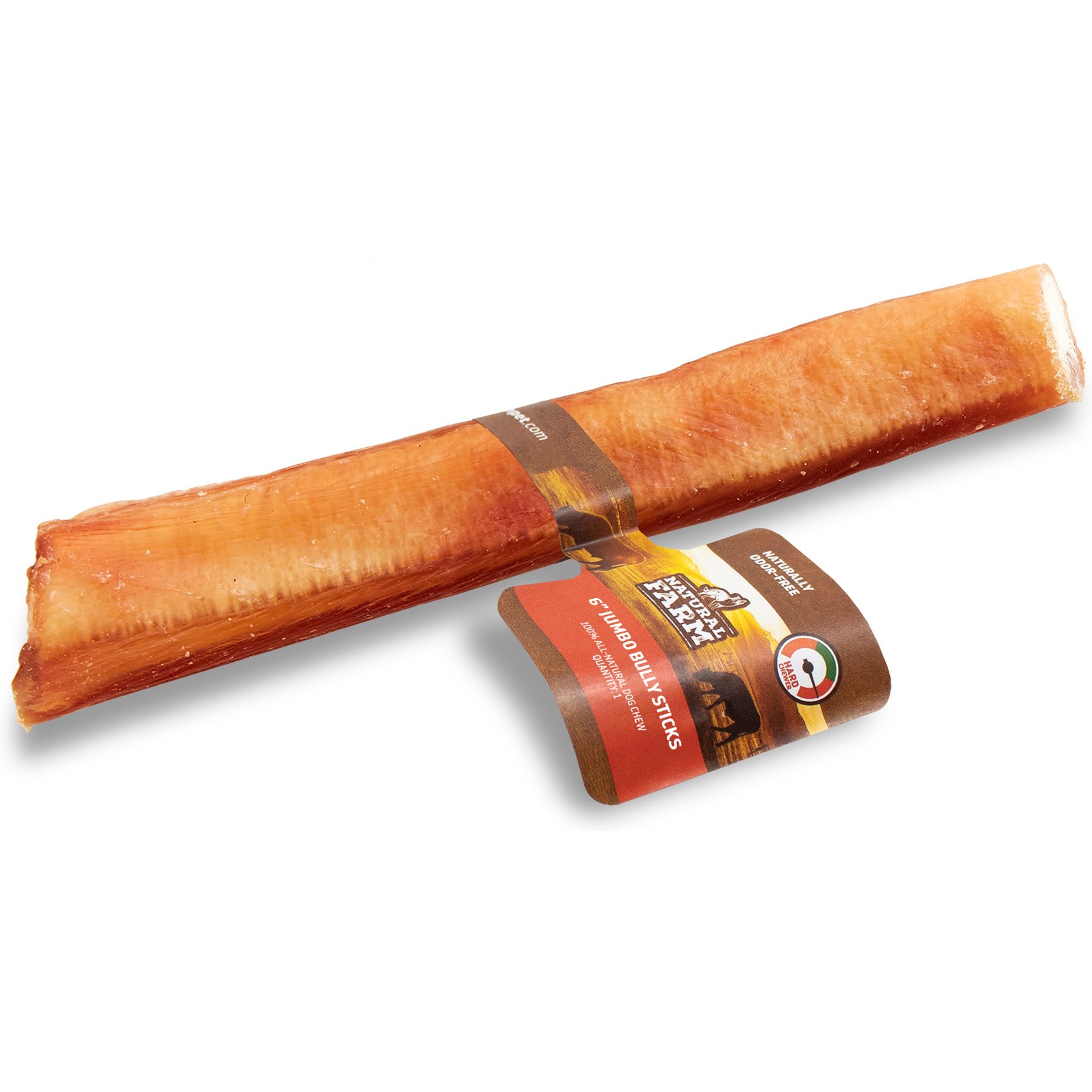 Natural Farm 6-inch Extra Thick Bully Sticks Dog Treats, 1 count