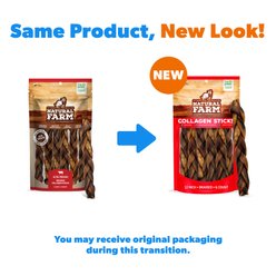 Natural Farm Braided Collagen Dog Treats, 12-in, 6 count slide 2 of 9