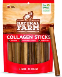 Natural Farm Collagen Sticks Dog Treats, 6-in, 10 count