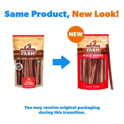 Natural Farm Odor-Free Bully Sticks Dog Treats, 12-in, 12 count slide 2 of 9