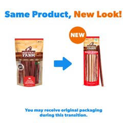 Natural Farm Odor-Free Bully Sticks Dog Treats, 12-in, 5 count slide 2 of 9