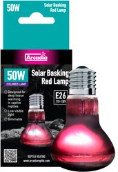 Arcadia Reptile Basking Red Light, 50-watt
