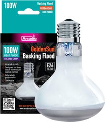 Arcadia Reptile GoldenSun Reptile Basking Flood Light, 100-watt