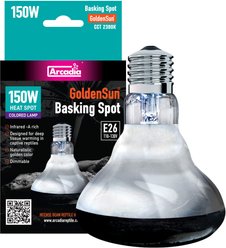 Arcadia Reptile GoldenSun Basking Spotlight Heat Lamp, 150-watt