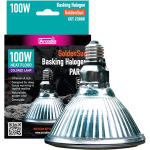 Arcadia Reptile GoldenSun Reptile Halogen Heat Lamp, 100-watt