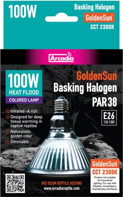 Show full view: Arcadia Reptile GoldenSun Reptile Halogen Heat Lamp, 100-watt slide 2 of 4