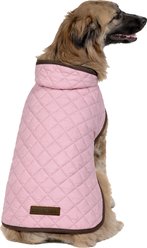 Eddie Bauer Bandon Quilted Windbreaker Dog Coat, Dusty Pink, XX-Large