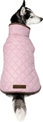 Eddie Bauer Bandon Quilted Windbreaker Dog Coat, Dusty Pink, Large
