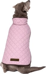Eddie Bauer Bandon Quilted Windbreaker Dog Coat, Dusty Pink, X-Large