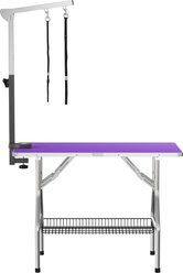 Flying Pig Grooming Heavy Duty Dog Grooming Table with Premium Arm, Purple, Large slide 2 of 6