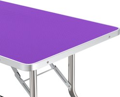Flying Pig Grooming Heavy Duty Dog Grooming Table with Premium Arm, Purple, Medium slide 2 of 6