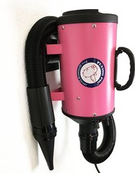 Flying Pig Grooming One Wall Mount Dog Grooming Dryer, Pink