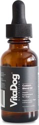 VitaDog Nutrition Custom Blend Oil Liquid Supplement for Dogs, 1-fl oz bottle