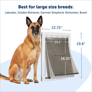 PetSafe Aluminum Extreme Weather Dog & Cat Door, Large