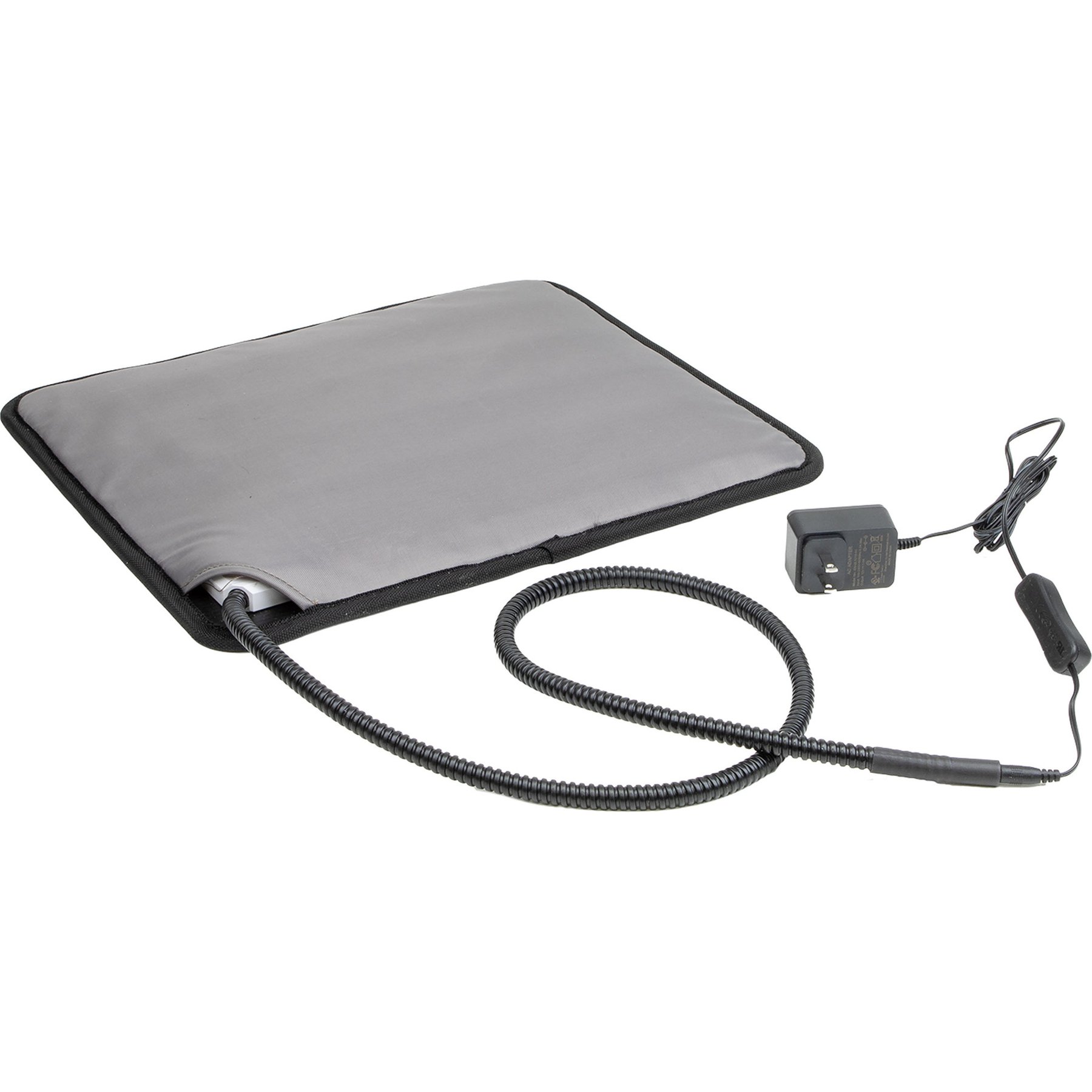 Kitty City Outdoor Thermoplastic Rubber Heated Cat Pad, Grey