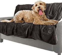 Pet Adobe Water-Resistant Machine-Washable Dog Blanket, 60 X 70-in, Charcoal Grey