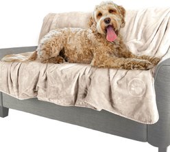 Pet Adobe Water-Resistant Machine-Washable Dog Blanket, 60 X 70-in, Cream