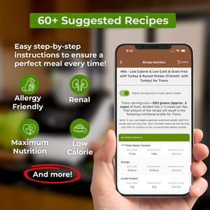 ChefPaw Stainless Steel Dog Food Maker, 6.4-lb, Black/White