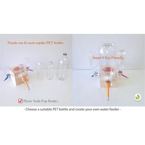 Choco Nose No Drip Dog & Cat Water Bottle, Color Varies, 16mm Nozzle, 10.2-fl oz