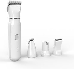 Decflow 4 in 1 Dog & Cat Grooming Kit, white