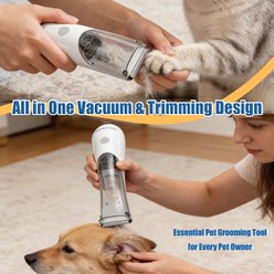 Decflow Dog & Cat Hair Clipper with Vacuum Function, white slide 2 of 6