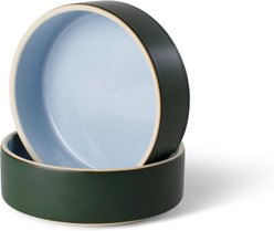 Fringe Studio Minimal Forest Stoneware Dog & Cat Bowl, Multicolor, Small: 1.5-cup