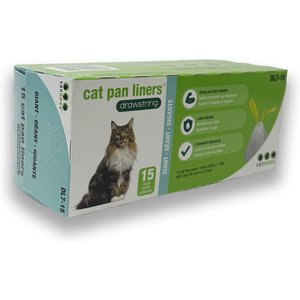 Van Ness Drawstring Cat Pan Liners, X-Large, 15 count