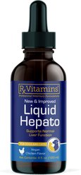 Rx Vitamins Hepato Chicken Flavored Liquid Liver Supplement for Cats & Dogs, 4-fl oz bottle