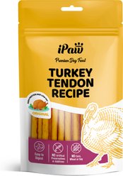 iPaw Turkey Tendon Strip Soft & Chewy Dog Treats, 3.53-oz bag