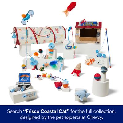 Show full view: Frisco Coastal Critters Jingle Ball Cat Toy with Silvervine & Catnip, 2 count slide 5 of 7