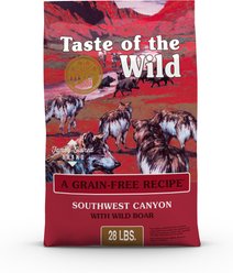 Taste of the Wild Southwest Canyon Grain-Free Dry Dog Food, 28-lb bag