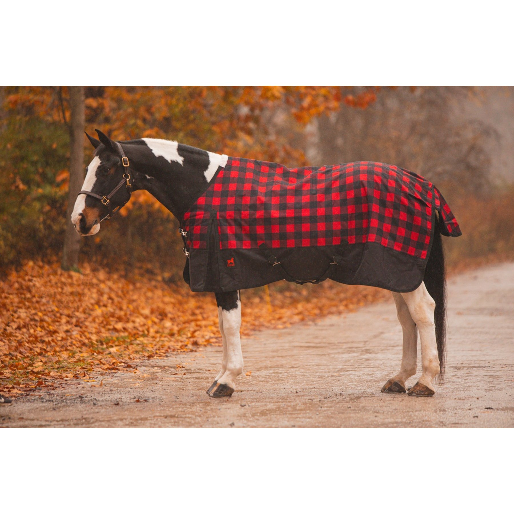 Jacks Heritage Collection Kratos 1200 Denier with 260 Gram Lining Turnout Blanket, Red Buffalo, 72-in