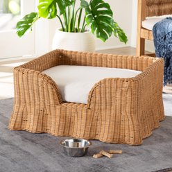 bali & pari Belita Natural Rattan Cat Bed, Light Honey, 30.2-in slide 2 of 8