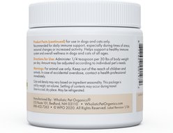 Wholistic Pet Organics Vitamin C Powder Immune Support for Dogs & Cats, 8-oz slide 2 of 3