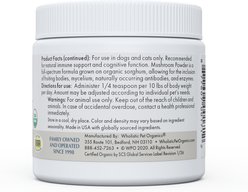 Wholistic Pet Organics Organic Powder Mushroom Blend Immune & Cognitive Support Supplement for Dogs & Cats, 2-oz slide 2 of 3
