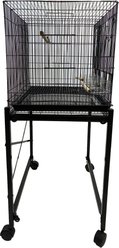 YML Bird Breeding Cage with Divider, Small, Black slide 2 of 3