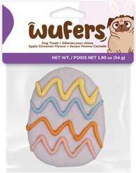 Wufers “Egg Hunt” Easter Egg Cookie Crunchy Dog Treat, 2-oz