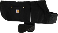 Carhartt Firm Duck Solid Waterproof Insulated Weather Resistant Jacket Dog Chore Coat, Black, X-Large
