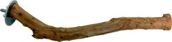 YML Hardwood Bird Perch, Brown, 12-in
