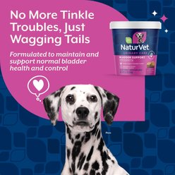 NaturVet Bladder Support Urinary Care Bacon & Chicken Flavored Supplement for Dogs, 60 count slide 2 of 6