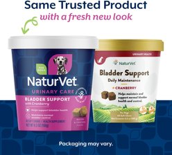 NaturVet Bladder Supper Urinary Care Bacon & Chicken Flavor Supplements for Dogs, 60 count slide 2 of 8