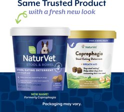 NaturVet Stool Eating Deterrent Stool & Bowel Bacon & Chicken Flavored Supplement for Dogs, 70 count slide 2 of 8
